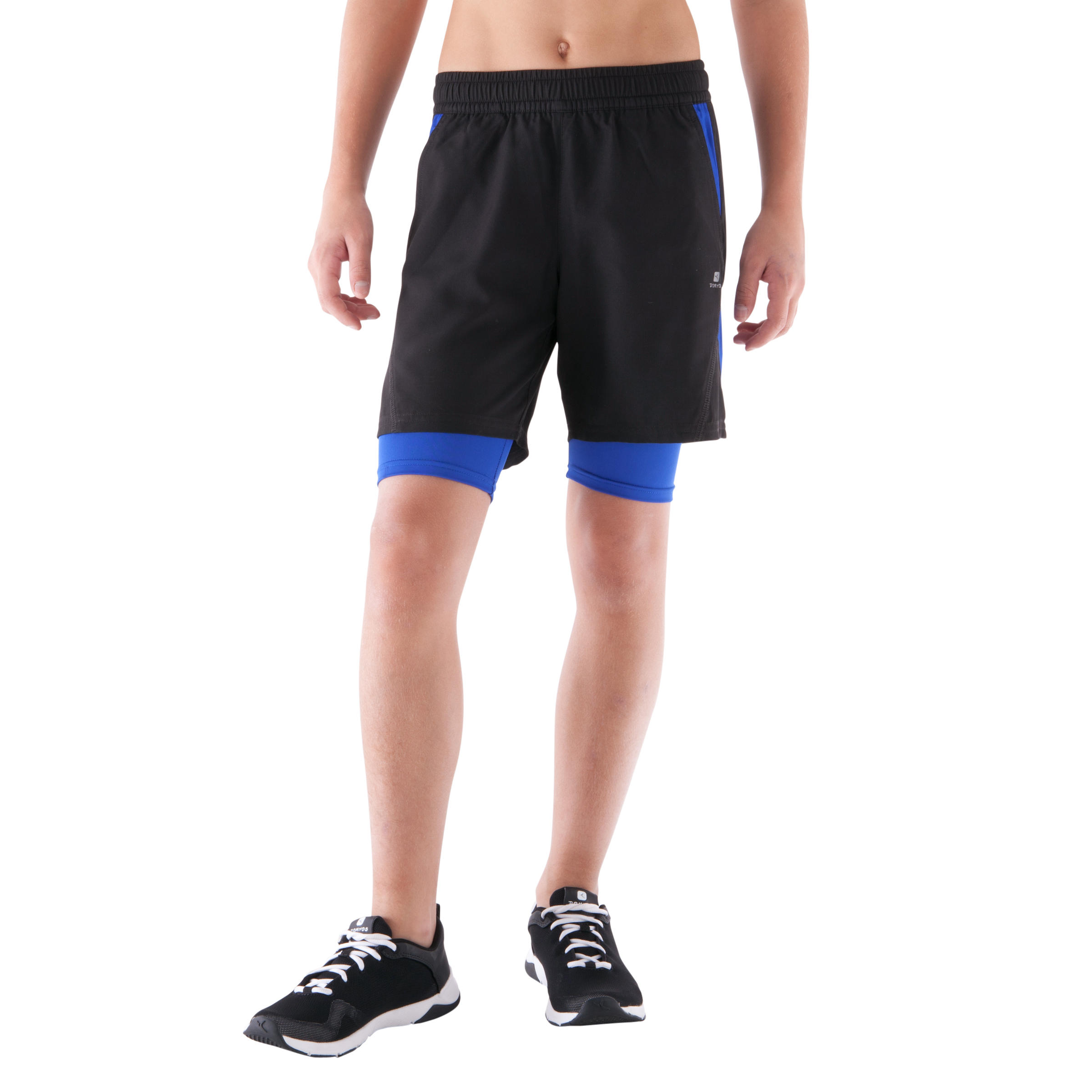 Boys' breathable gym shorts - black 2/11