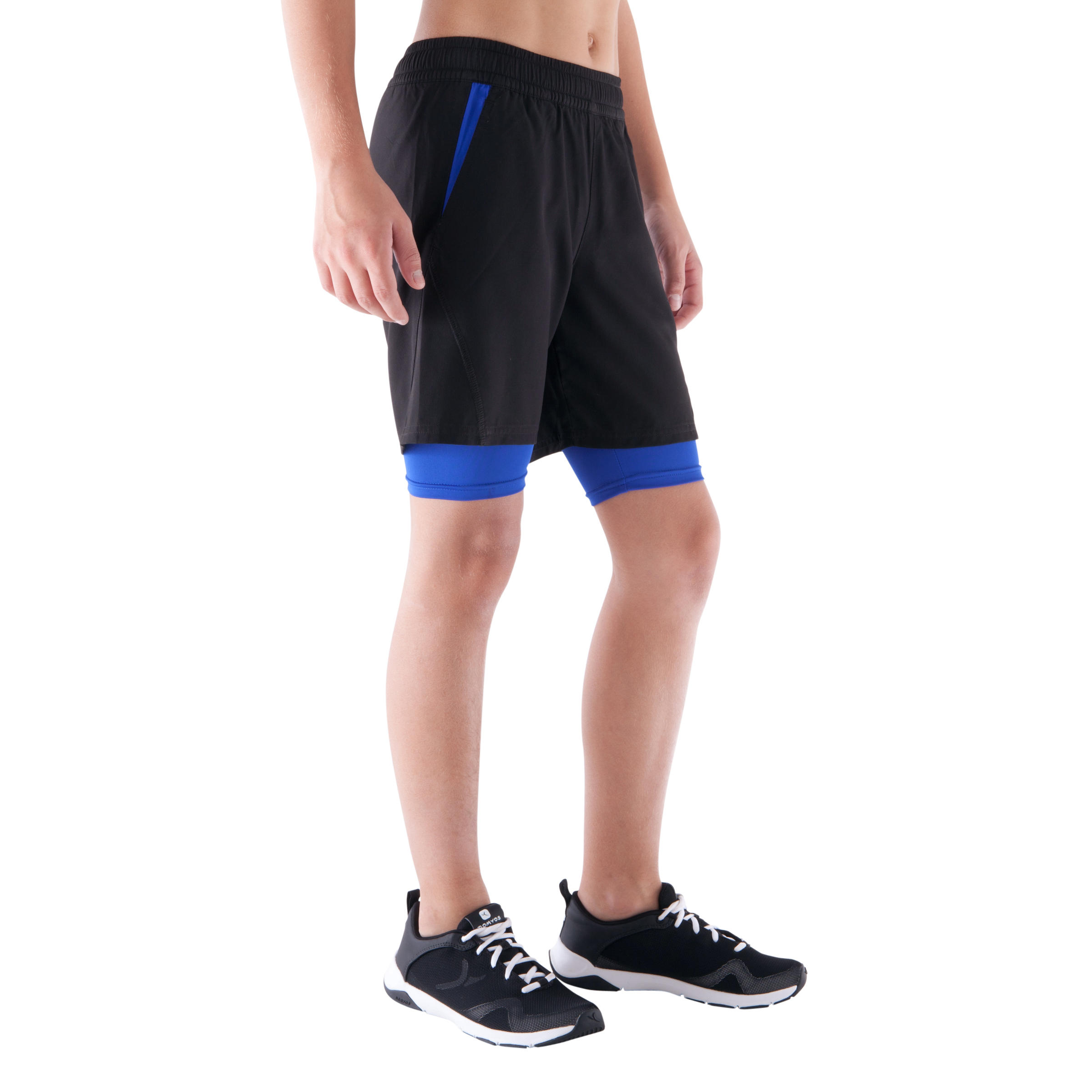 Boys' breathable gym shorts - black 3/11