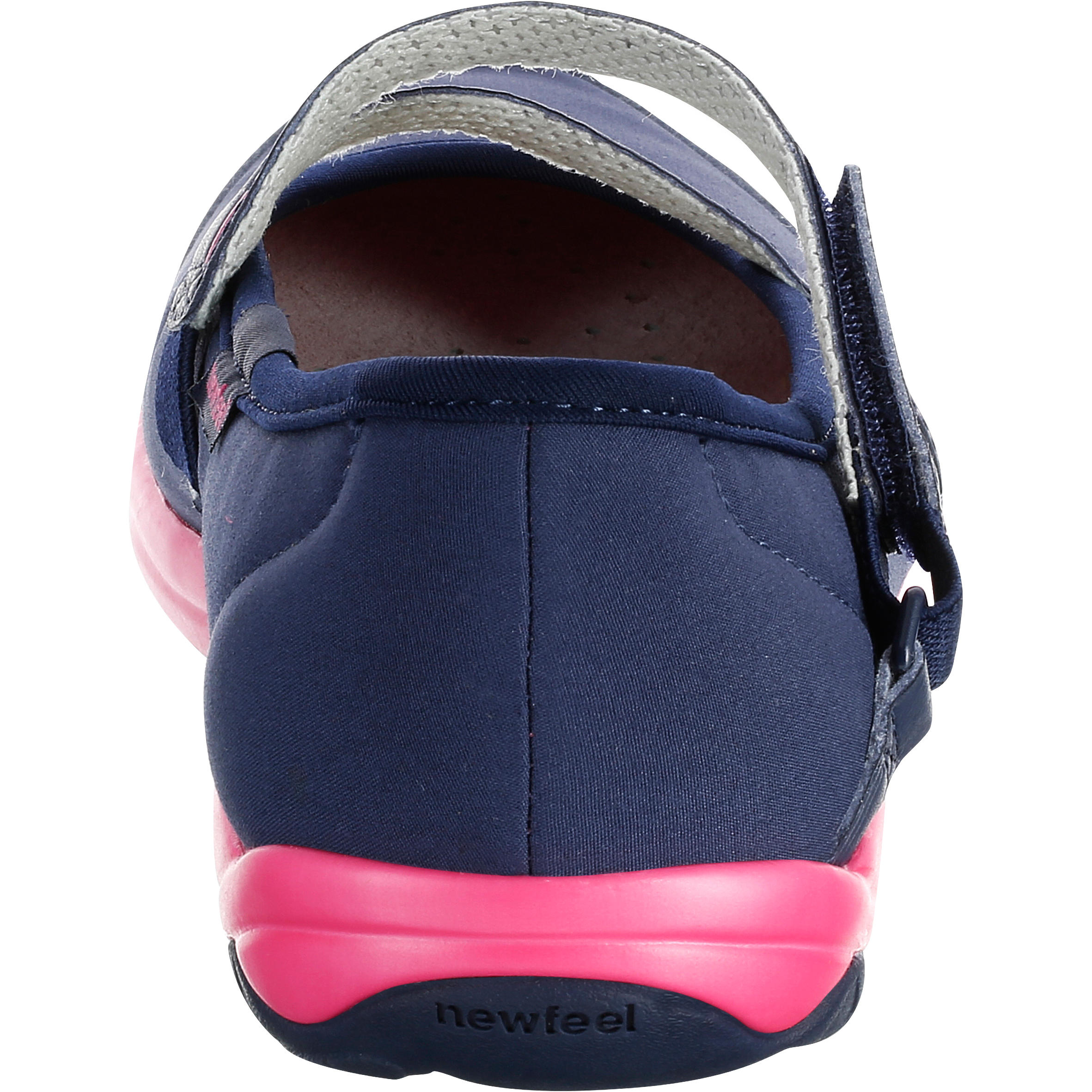 Baoma women's everyday walking ballerina pumps - navy blue/pink 5/19