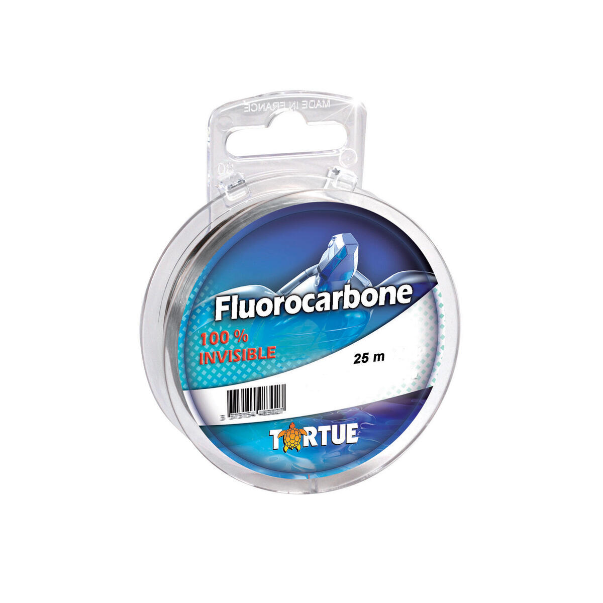 FIL PECHE A LA MOUCHE FLUOROCARBONE 25M 12/100