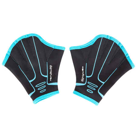 Webbed Aquafitness Gloves Blue