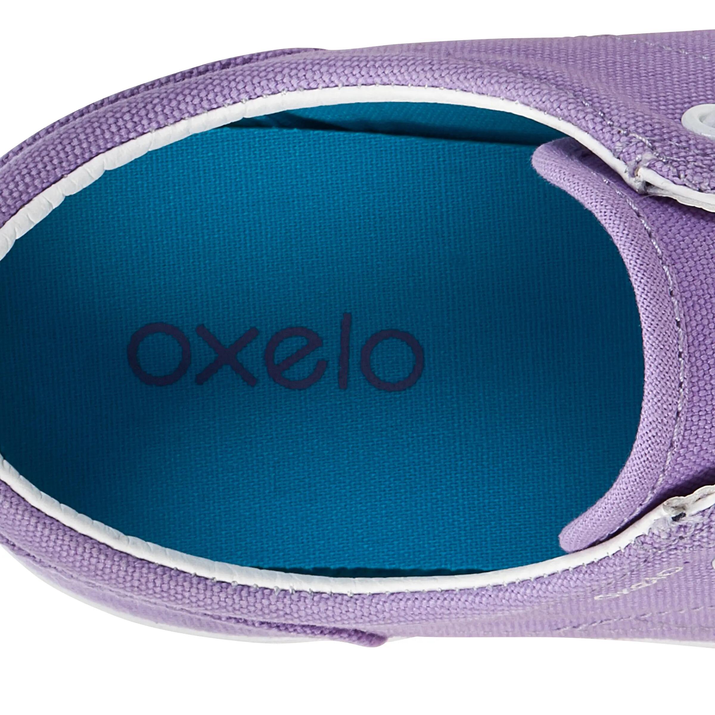 Vulca Canvas L Adult Skateboarding Longboarding Low Shoes - Purple Blue 5/8