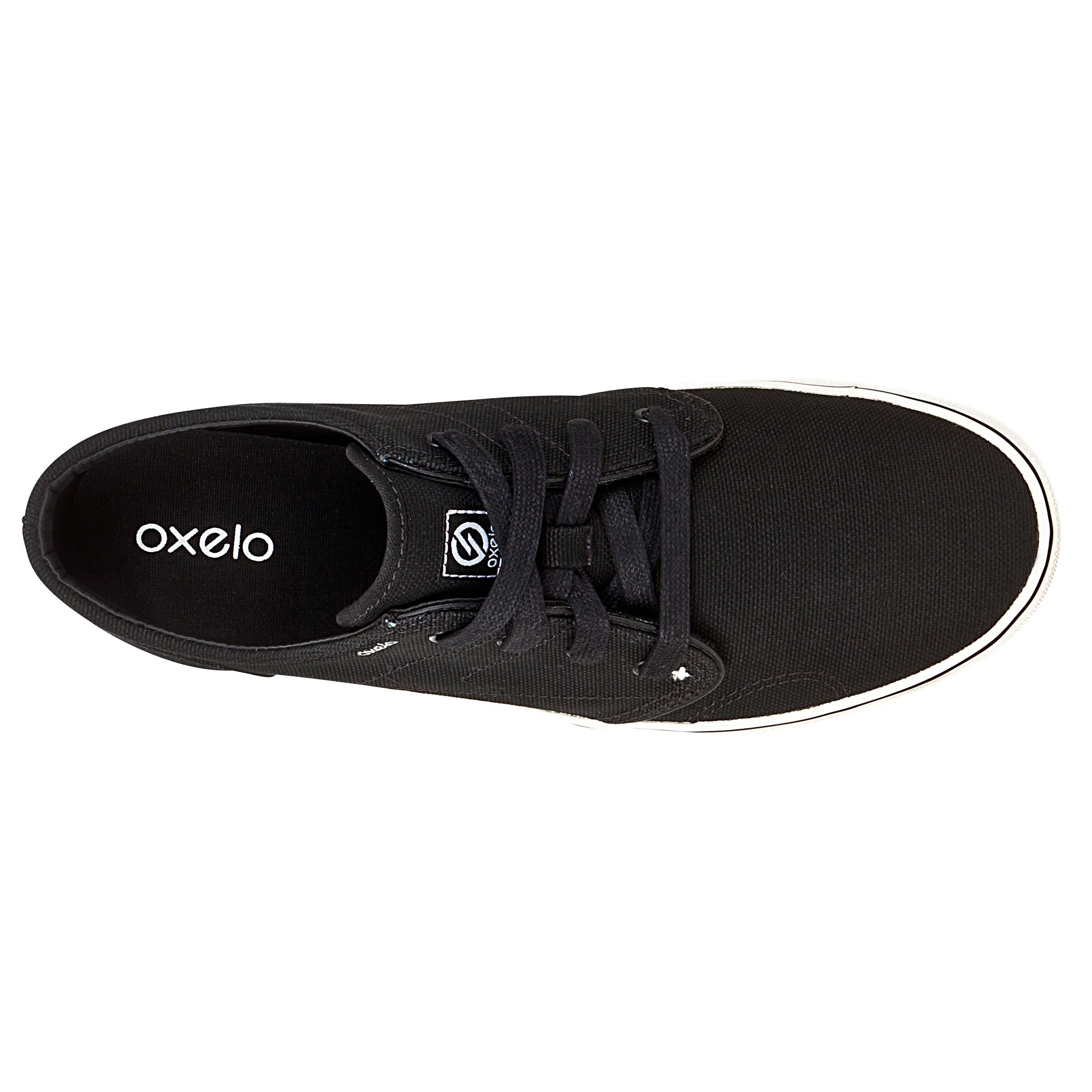 Vulca 100 Canvas Skateboarding Longboarding LowTop Shoes Black