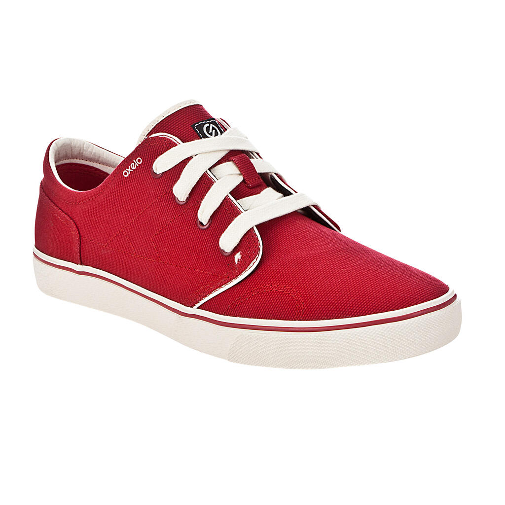 Vulca Canvas L Adult Skateboard Longboard Low-Rise Shoes - Red
