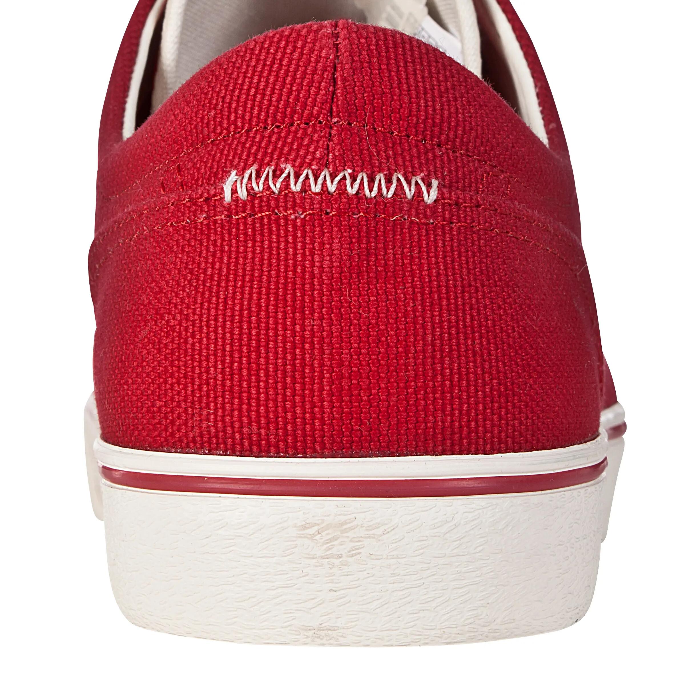 Vulca Canvas L Adult Skateboard Longboard Low-Rise Shoes - Red 7/10