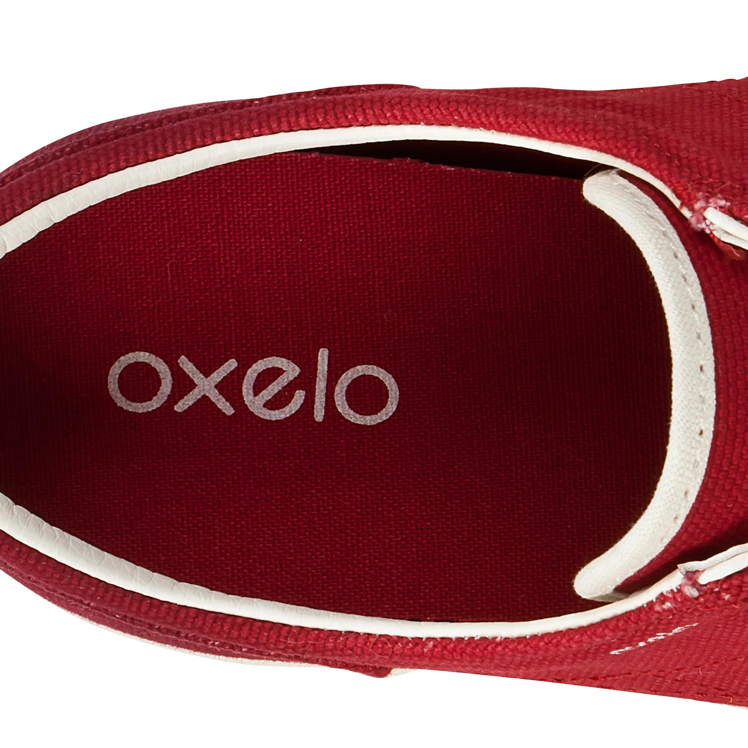 Vulca Canvas L Adult Skateboard Longboard Low-Rise Shoes - Red 6/10