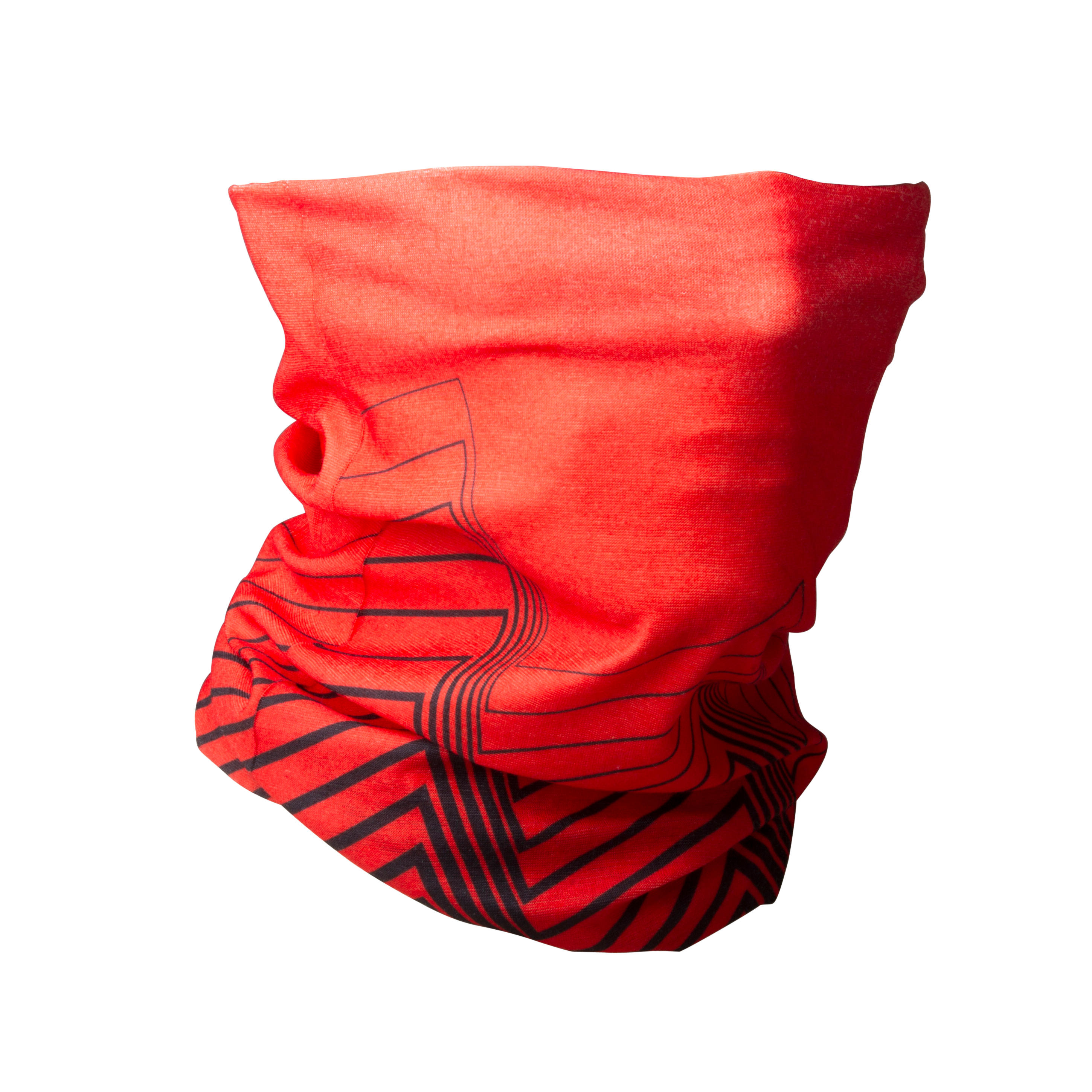 VAN RYSEL 300 Cycling Neck Warmer - Black/Red