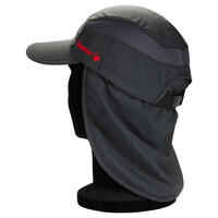 Folding fishing cap 500 grey