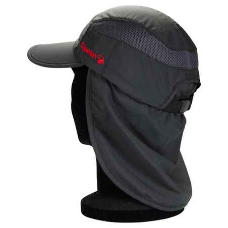 Folding fishing cap 500 grey