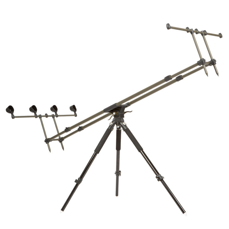 Support de cannes pêche de la carpe CONQUEST ROD POD 3/4 CANNES