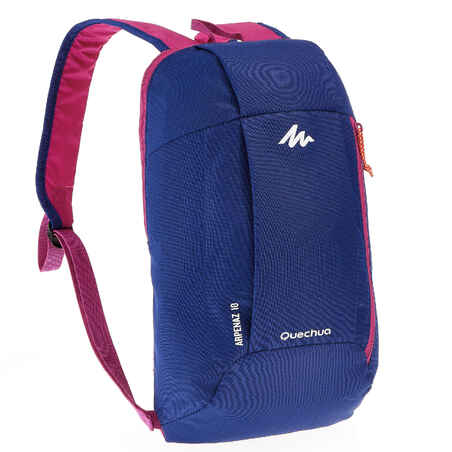 Mochila de campamento de un día Arpenaz 10L azul/morado