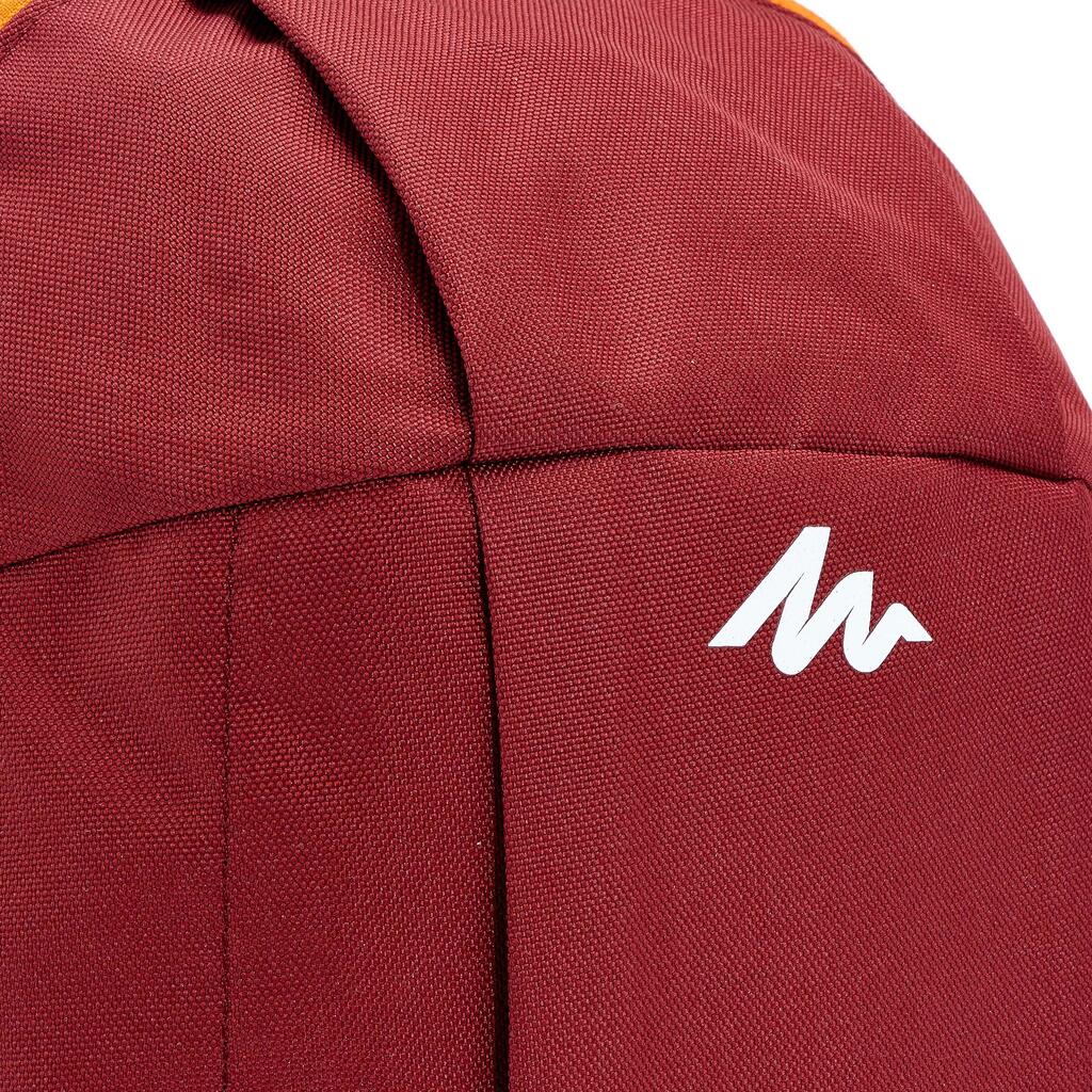 Wanderrucksack Arpenaz 10L bordeaux/orange