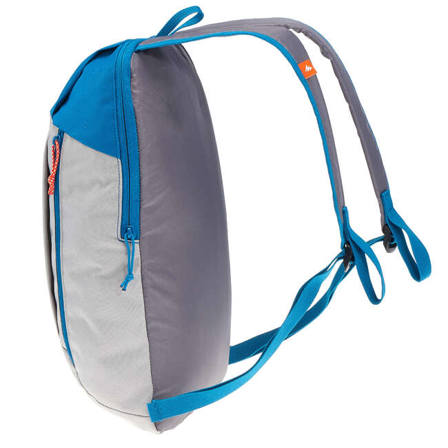 QUECHUA Arpenaz 10L day hiking backpack grey/blue
