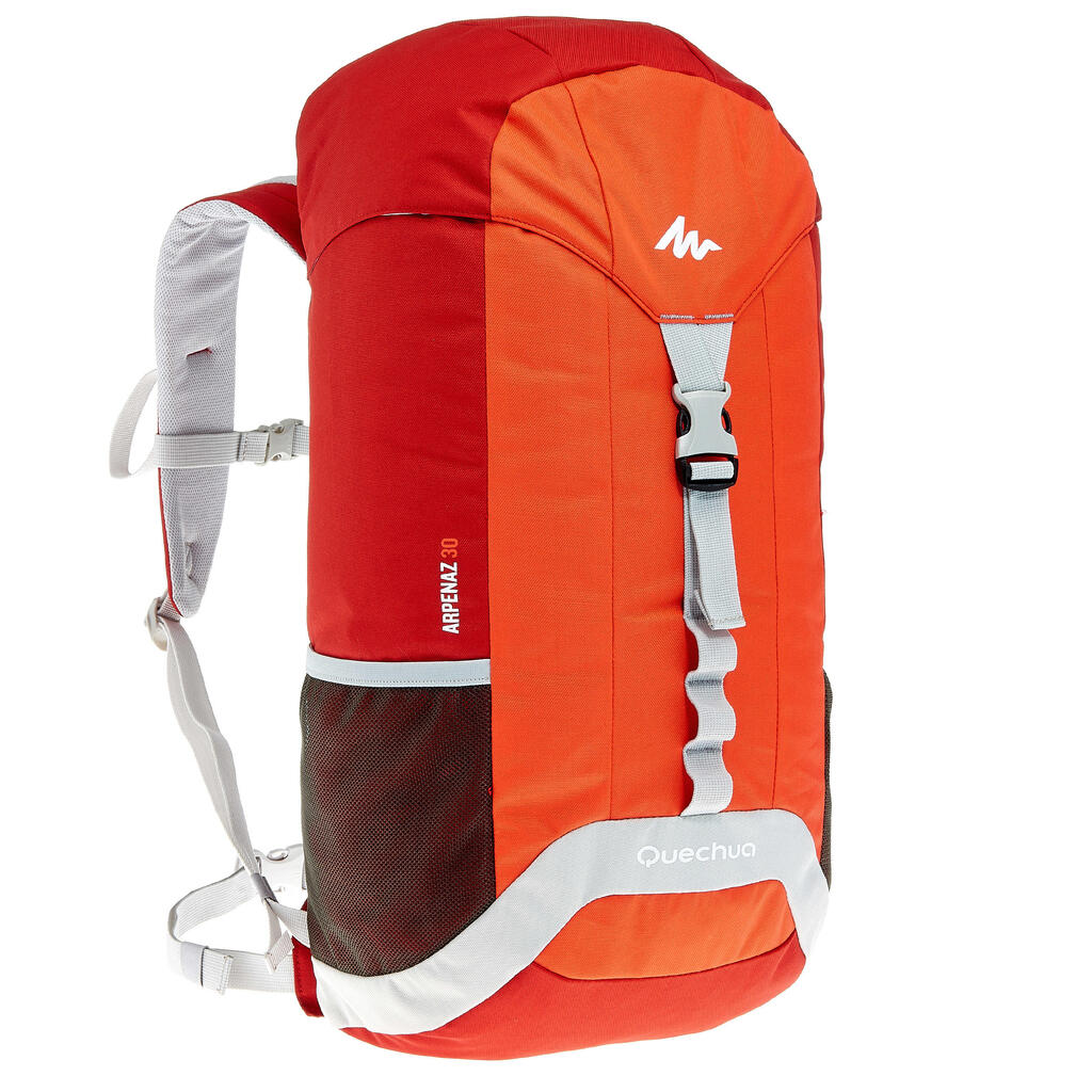 Hiking backpack 30l nh100 - red/grey