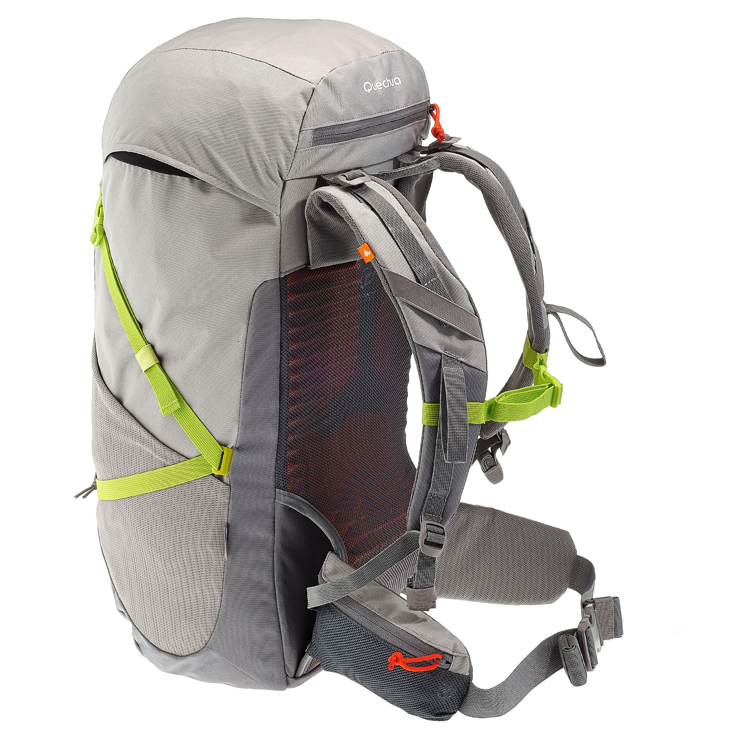 FORCLAZ 40 AIR backpack BLUE: AIR COOLING Label - regulates back perspiration 4/19