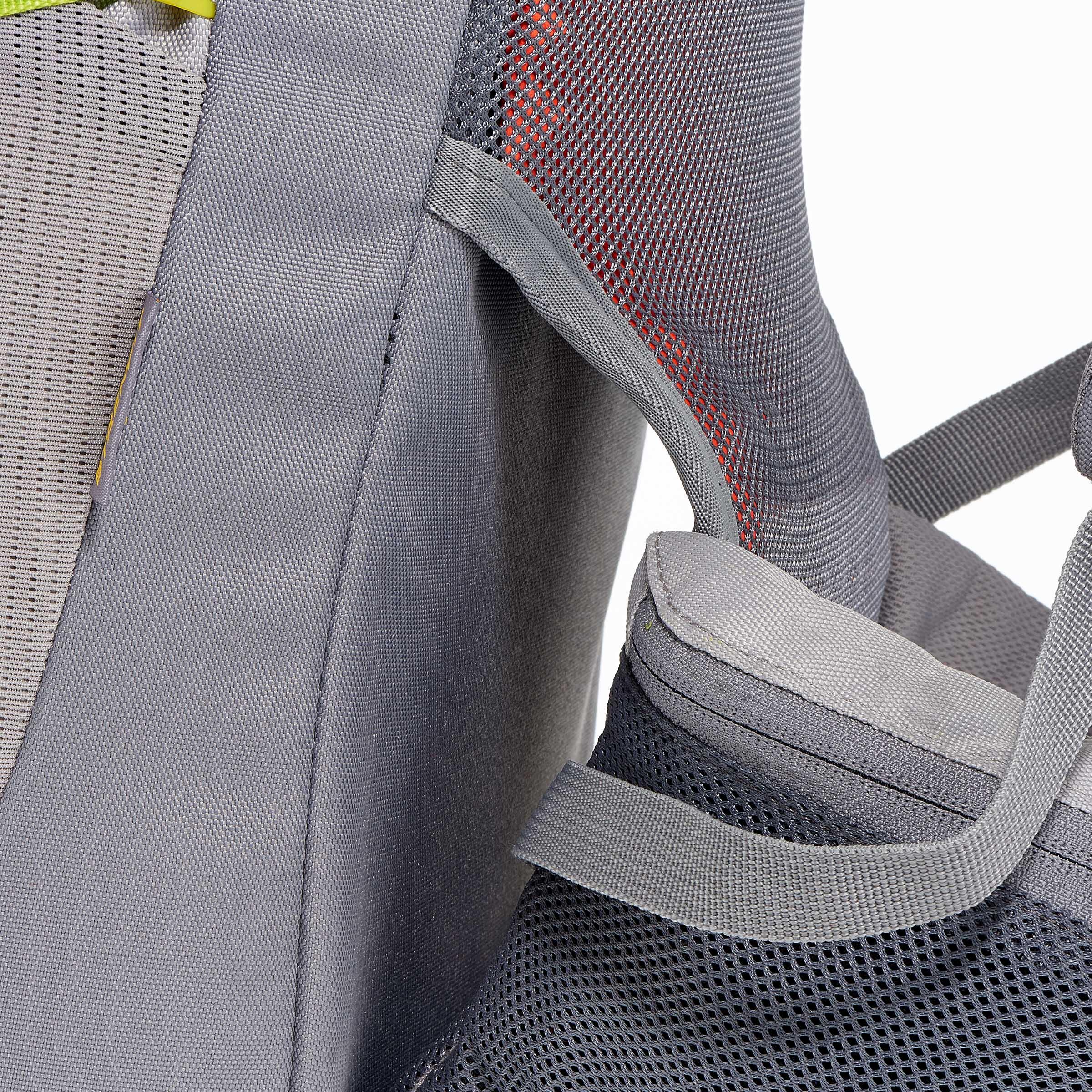 FORCLAZ 40 AIR backpack BLUE: AIR COOLING Label - regulates back perspiration 15/19