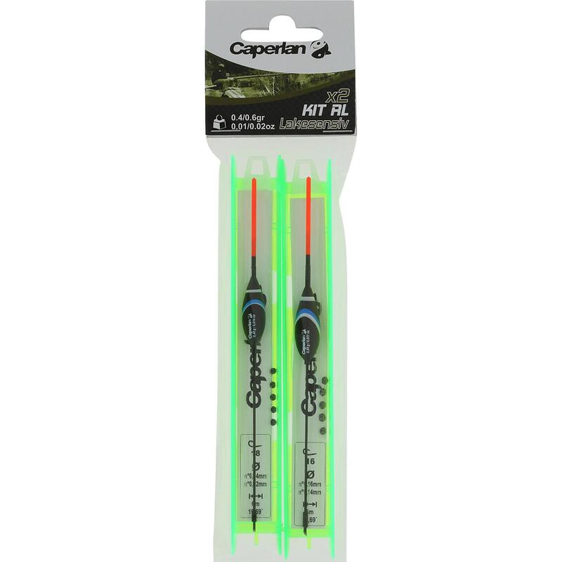 Kit lenza montata pesca in carpodromo LAKESENSIV H14/H16 0,4g/0,6g x2