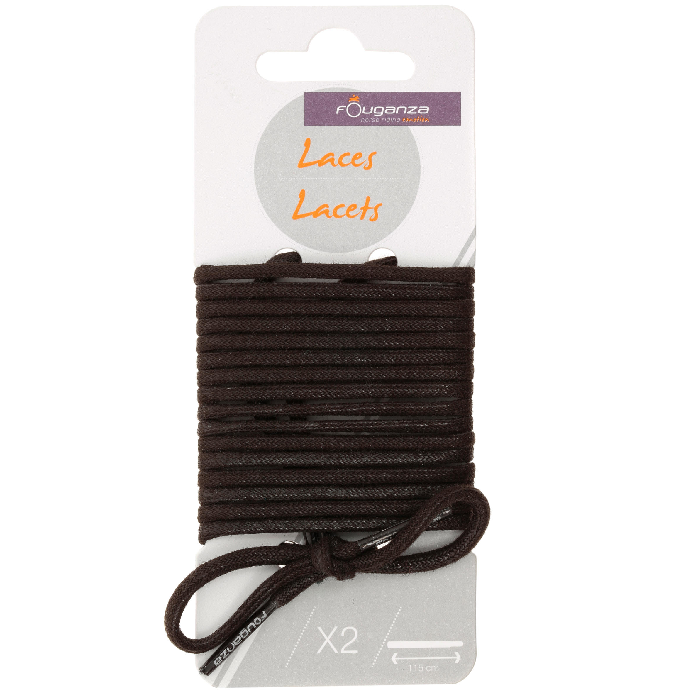 Riding boot laces - brown