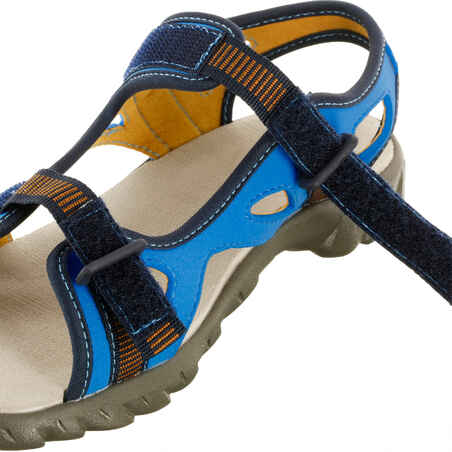 Arpenaz 50 children's hiking sandals blue