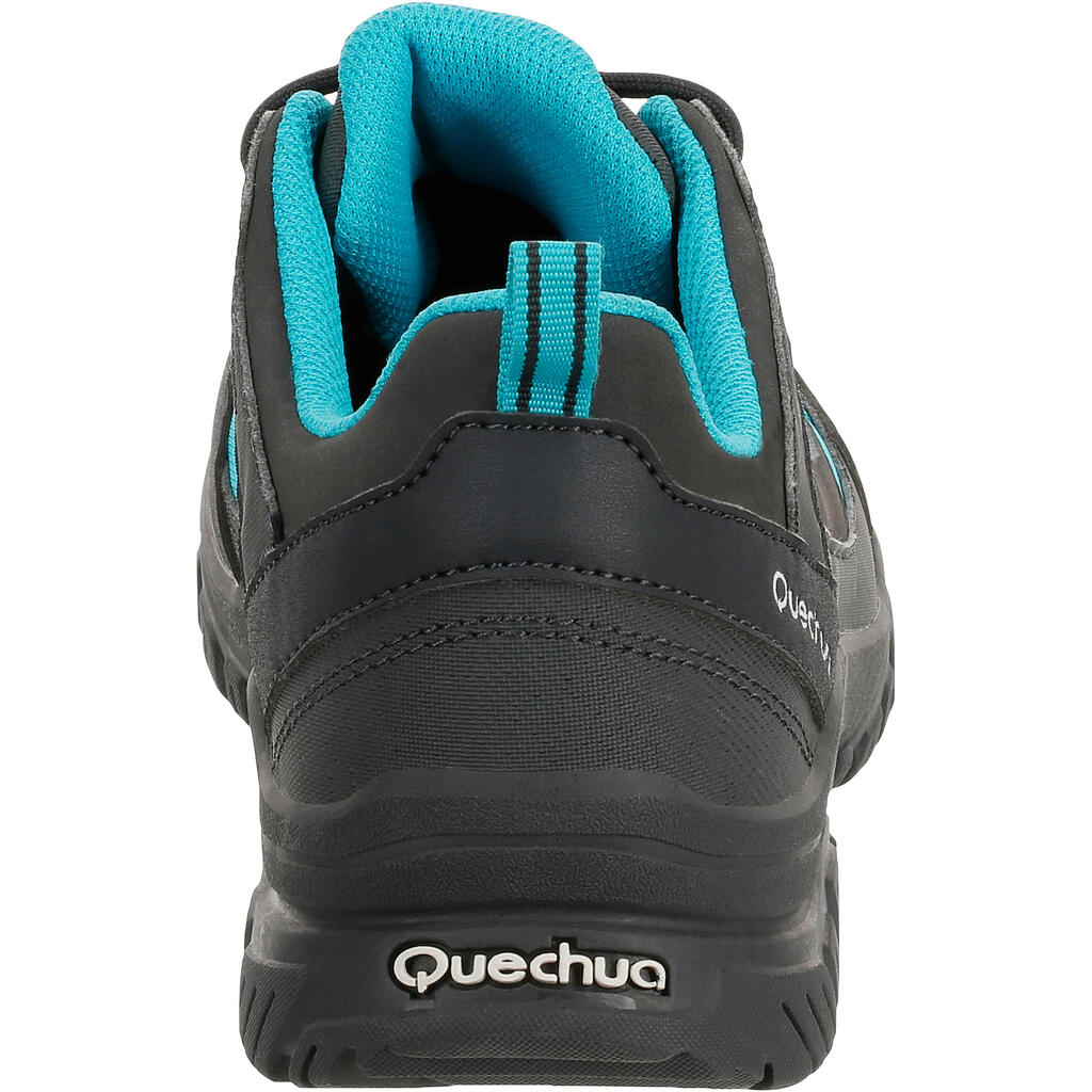 Wanderschuhe Arpenaz 100 Novadry wasserdicht Damen blau
