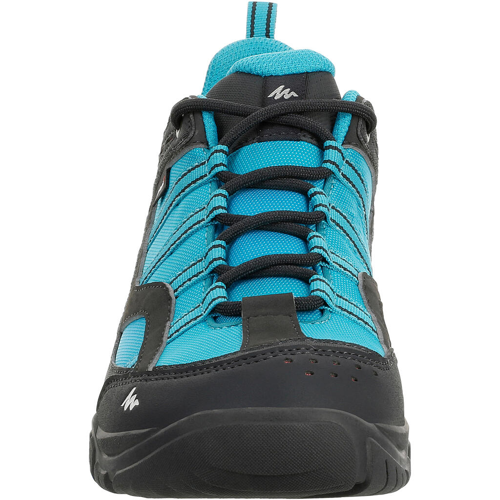 Wanderschuhe Arpenaz 100 Novadry wasserdicht Damen blau