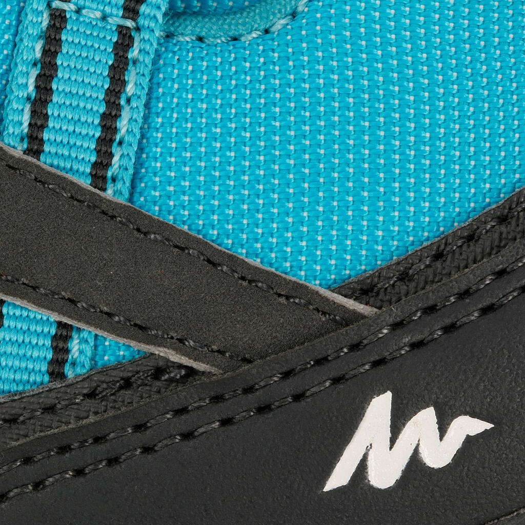 Wanderschuhe Arpenaz 100 Novadry wasserdicht Damen blau