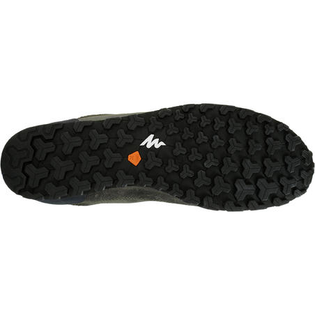 Chaussures de randonnée nature NH500 kaki/orange homme