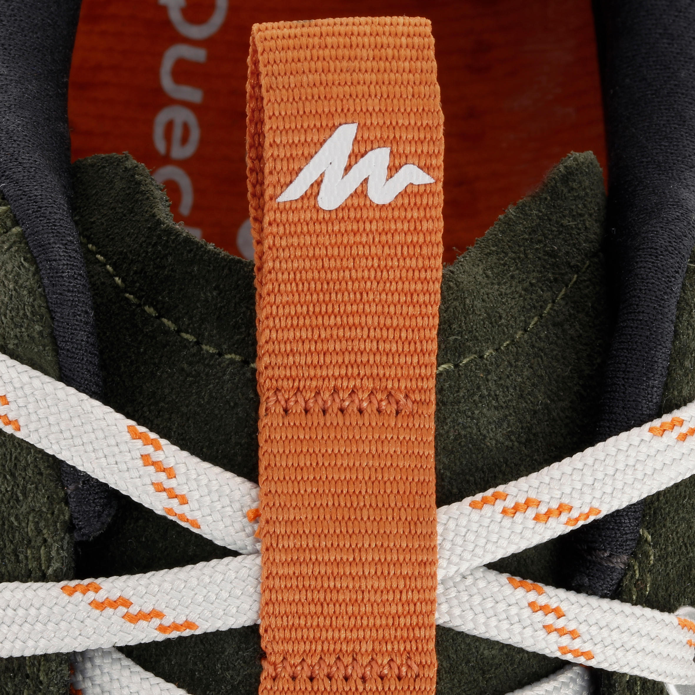 NH500 Men's Country Walking Boots - Khaki Orange 5/9