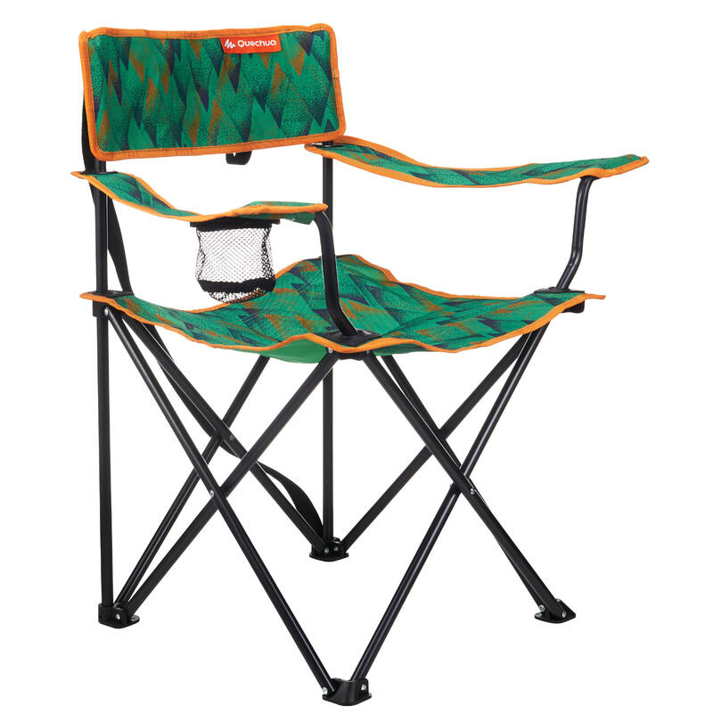 FAUTEUIL PLIANT GRIS POUR LE CAMPING