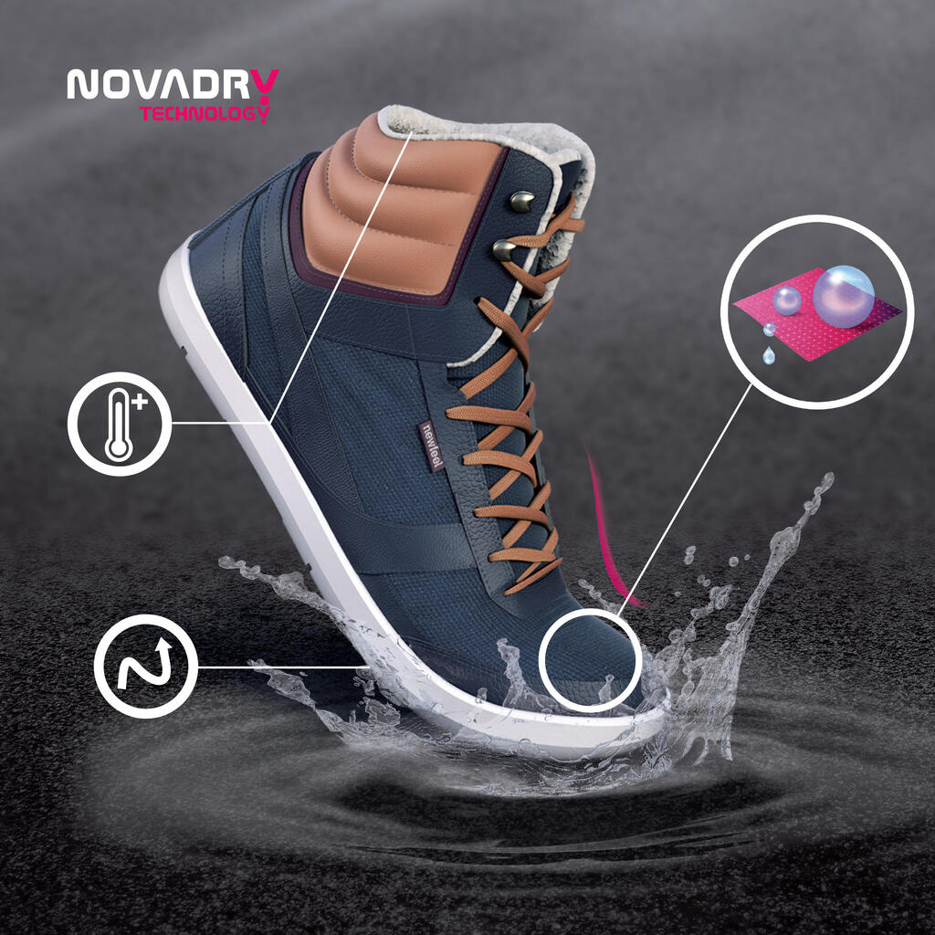 Freizeitschuhe Sneakers Frost gefüttert Herren grün