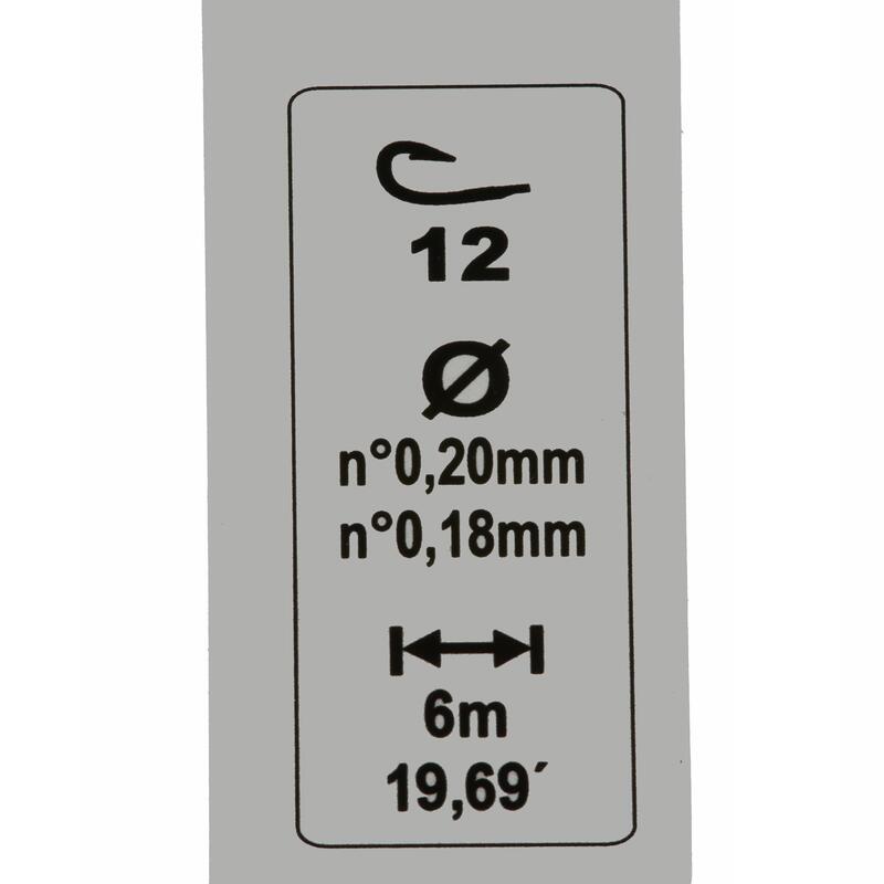 Gemonteerde lijn voor karperhengelen RL POLE LAKESENSIV 1,5G H12 CAPERLAN