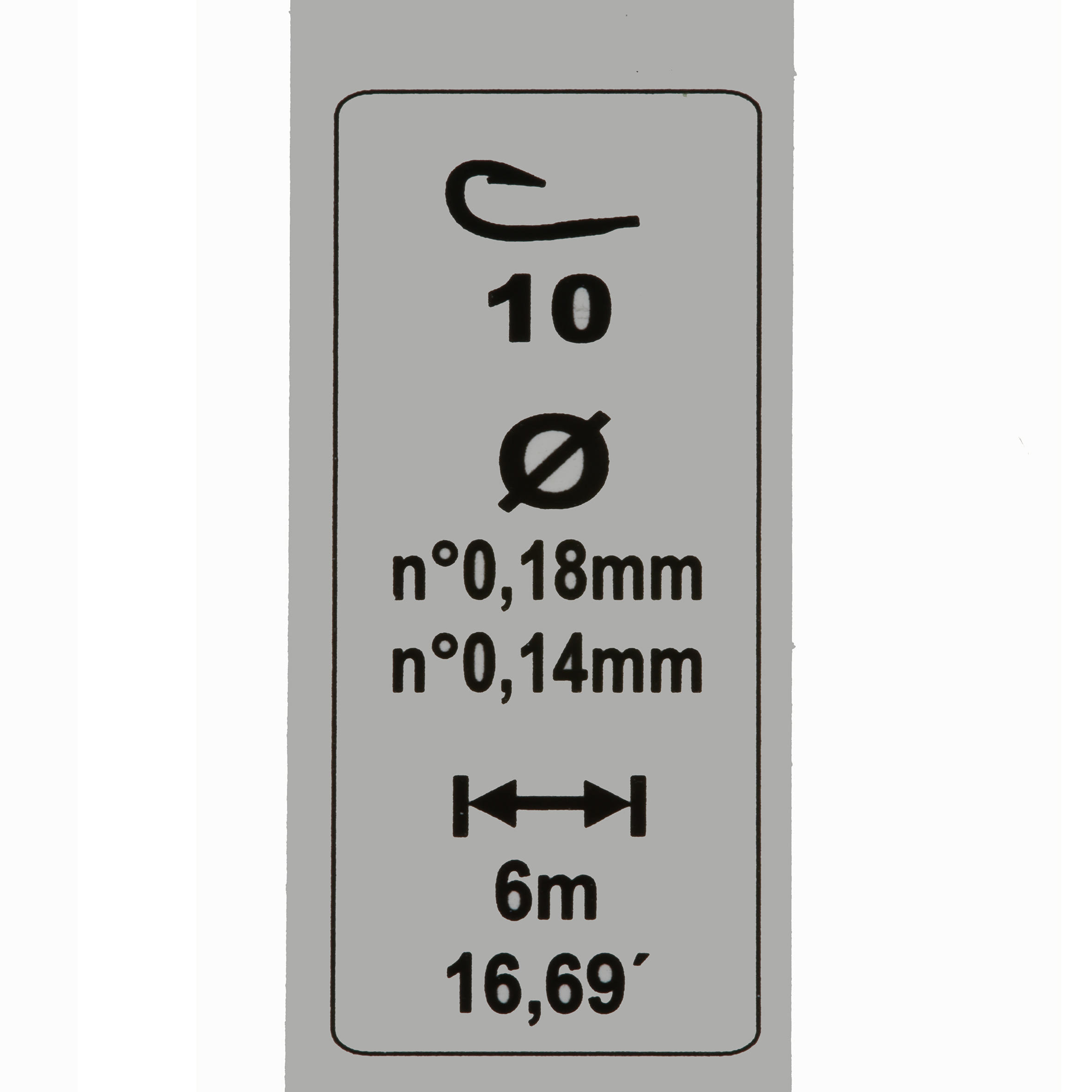 RIGGED FISHING LINE RL TOUCHYL H10 3g 7/10