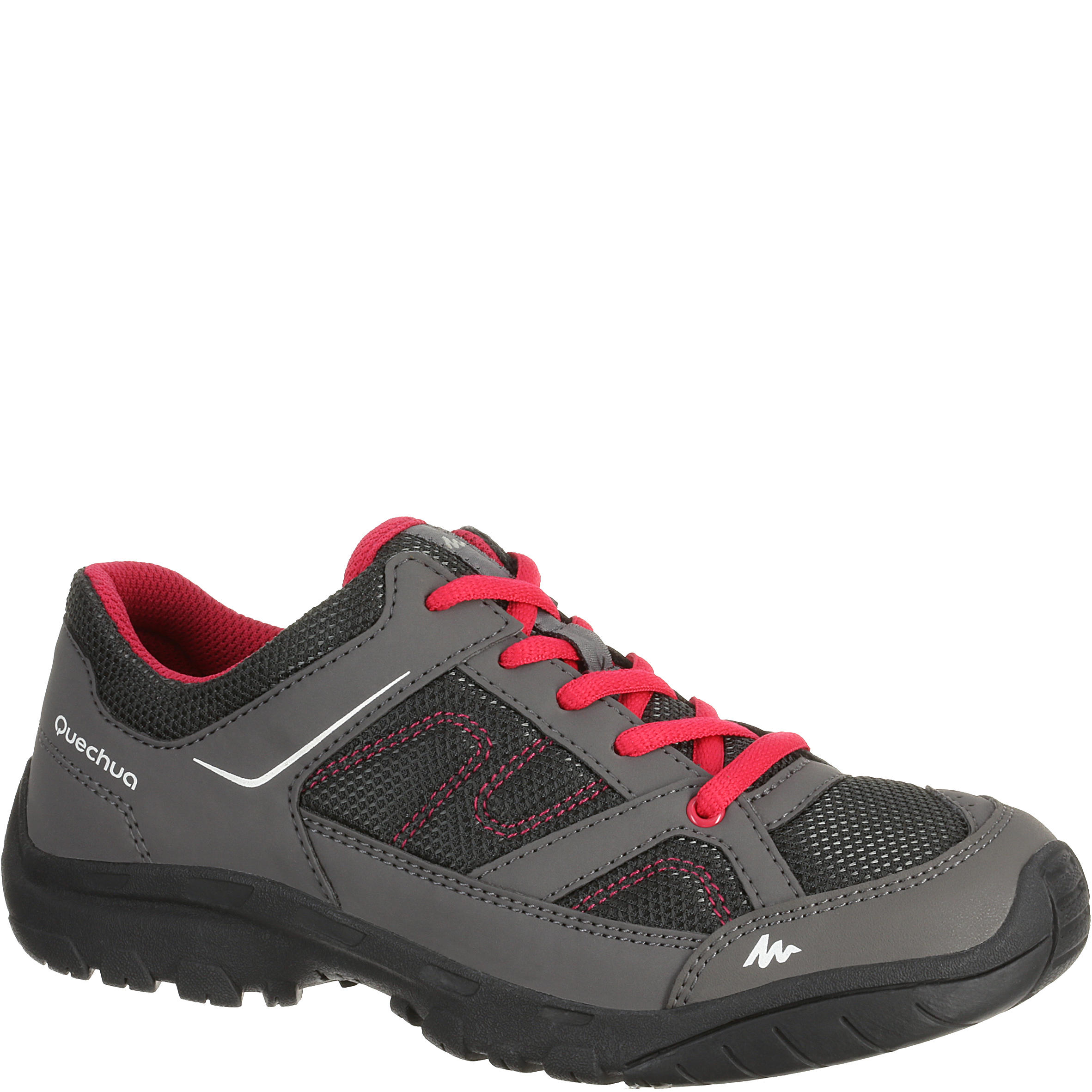 Arpenaz 50 Children's Hiking Shoes pink laces 1/11