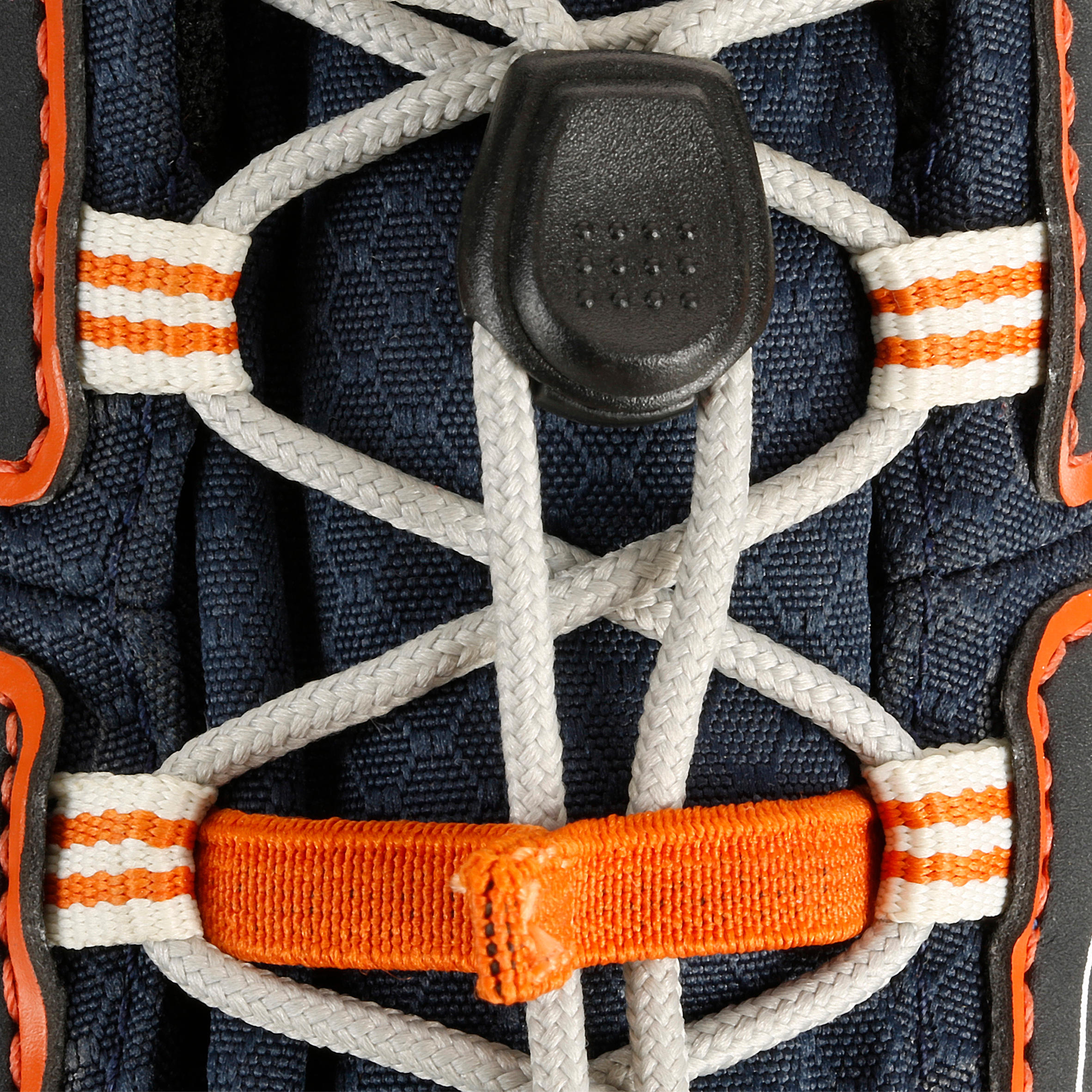 Kids' Hiking Waterproof Boots Crossrock - Blue/Orange 10/10
