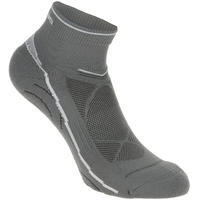 Forclaz 100 adult low cut hiking socks 2 pairs - grey.
