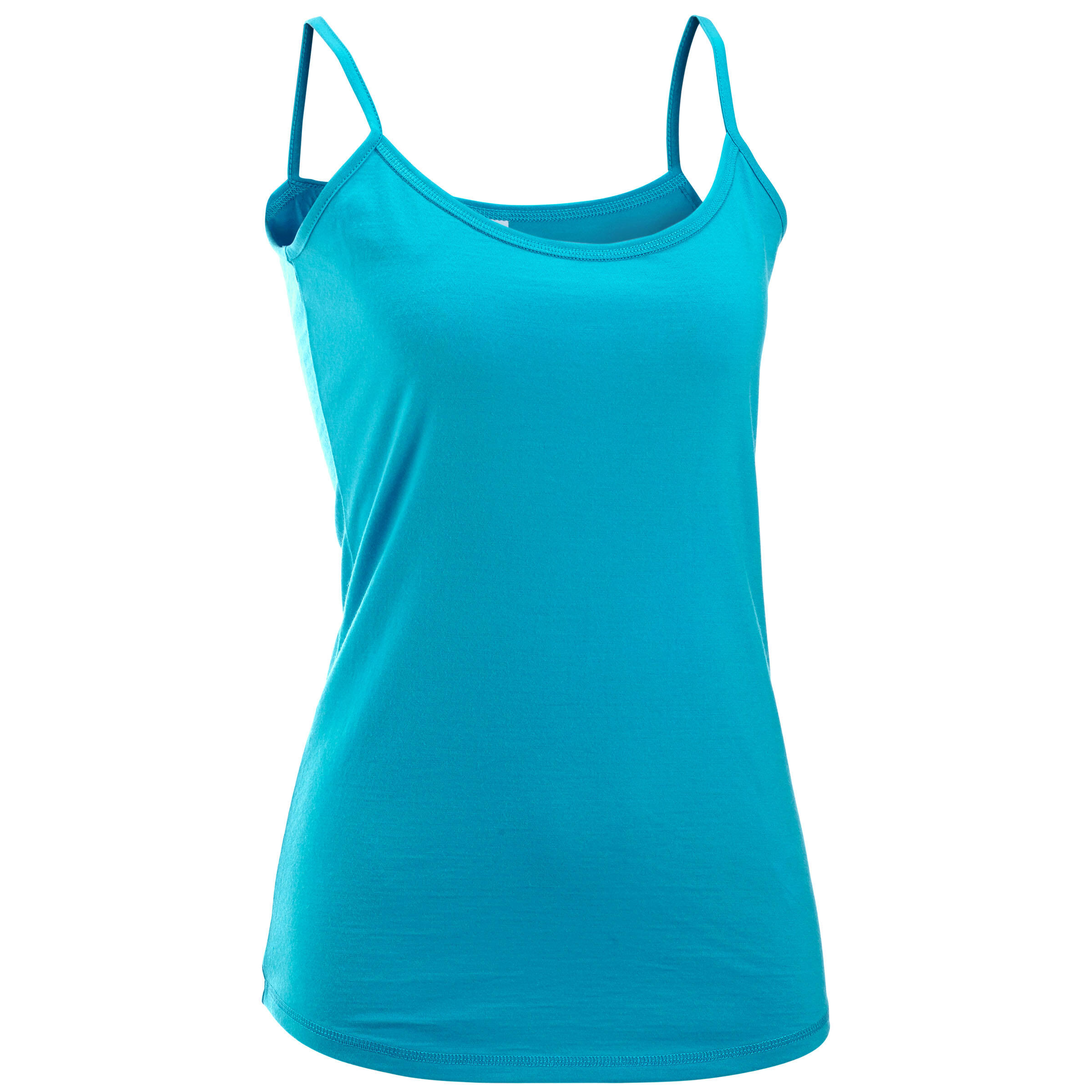 FORCLAZ Techwool 155 women's tank top - turquoise