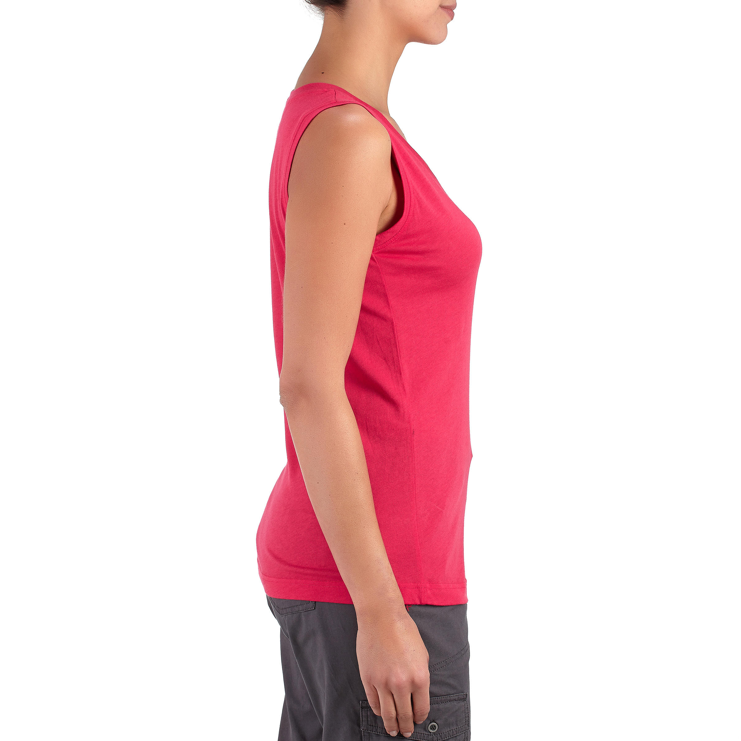 Arpenaz 100 lady's hiking tank top - pink 5/10