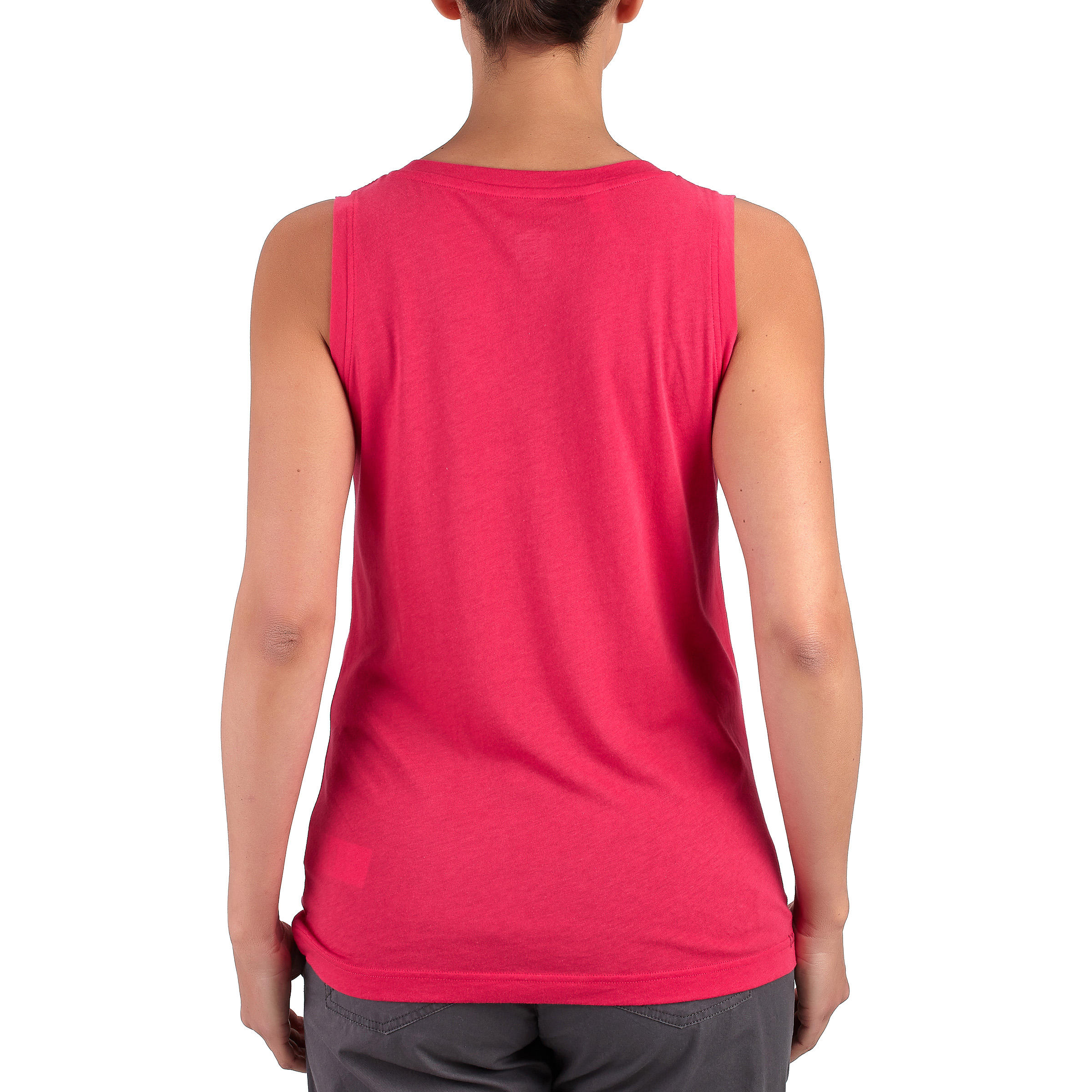 Arpenaz 100 lady's hiking tank top - pink 4/10