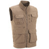 Men Multi-Pocket Travel Trekking Gilet - TRAVEL 100 Beige