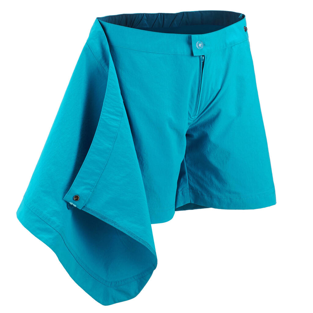 Hosenrock Forclaz 100 Damen, türkis