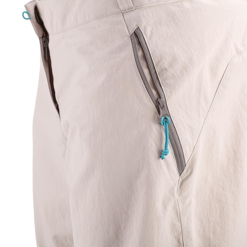 Wanderhose Forclaz 100 Damen grau