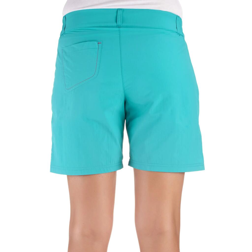 Wanderhose Shorts Forclaz 50 Damen grau