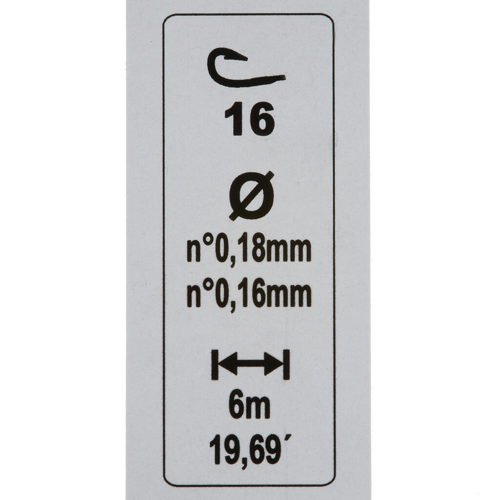 MONTAŽA ZA RIBOLOV ŠARANA RL POLE LAKESENSIV 1,5 G H 14