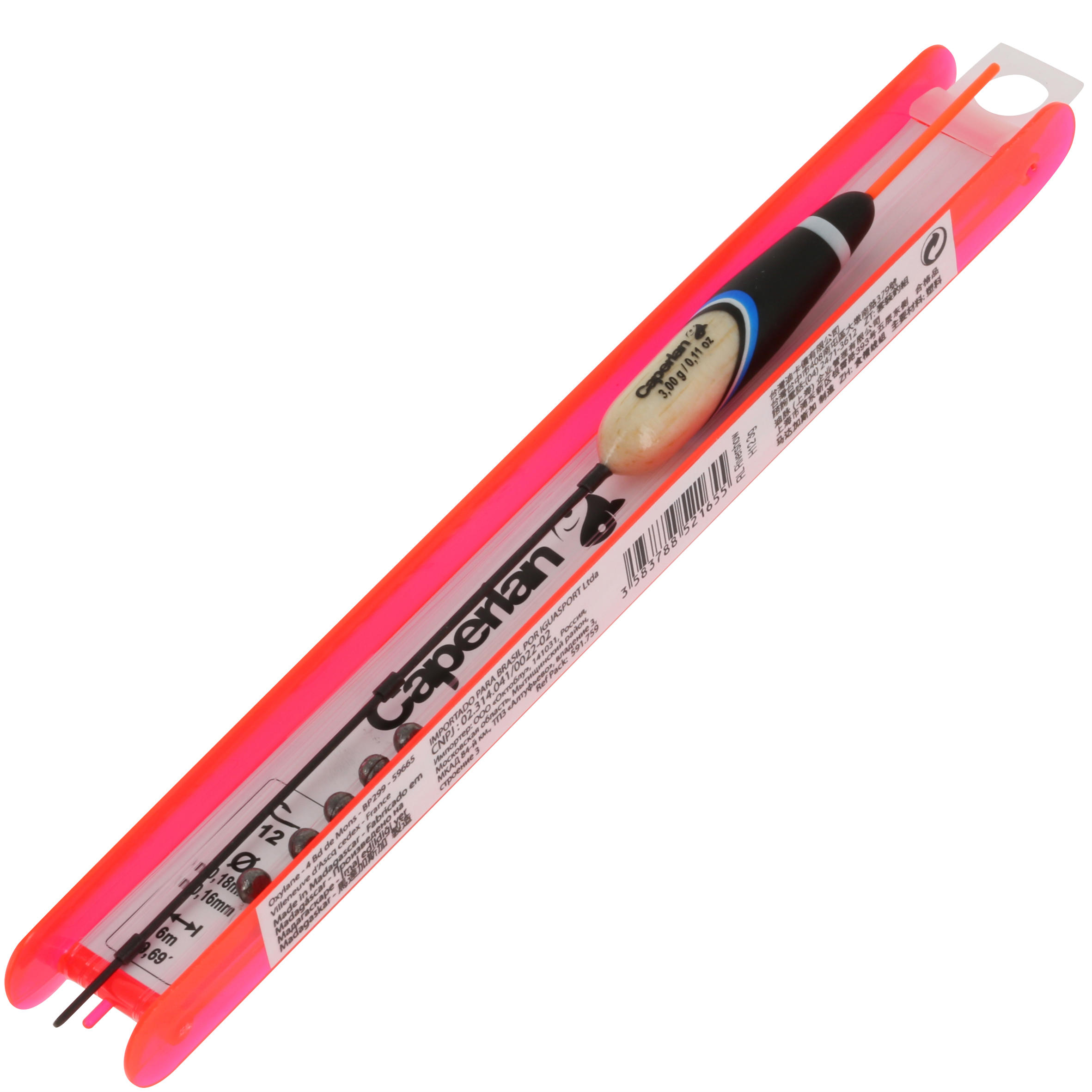 Ligne montée pêche au coup RL POLE RIVERSHOW 3g H12 - Caperlan