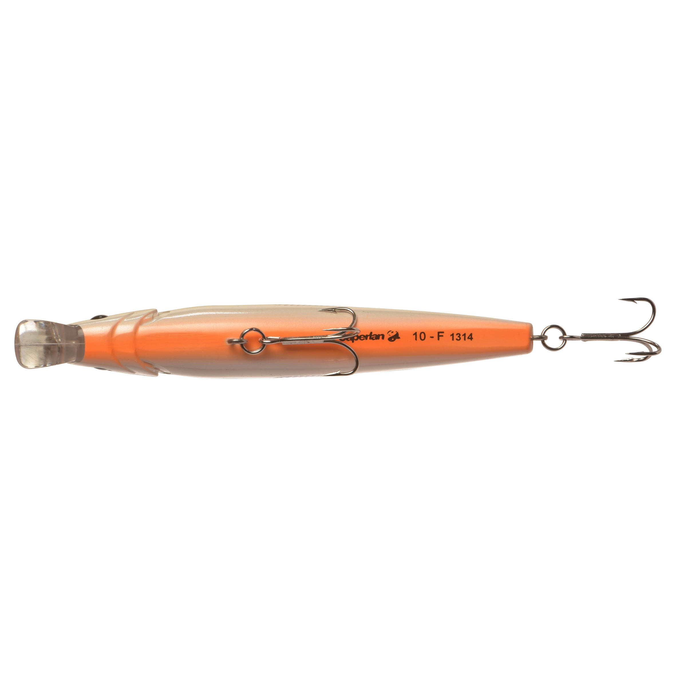 

Floating fishing plug bait Quizer 100 Brown