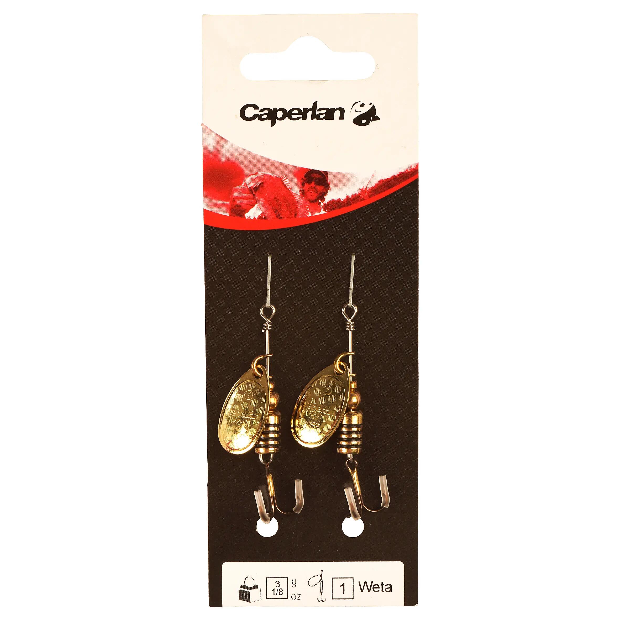 Weta #1 x2 Fishing Spinner - Gold 5/5