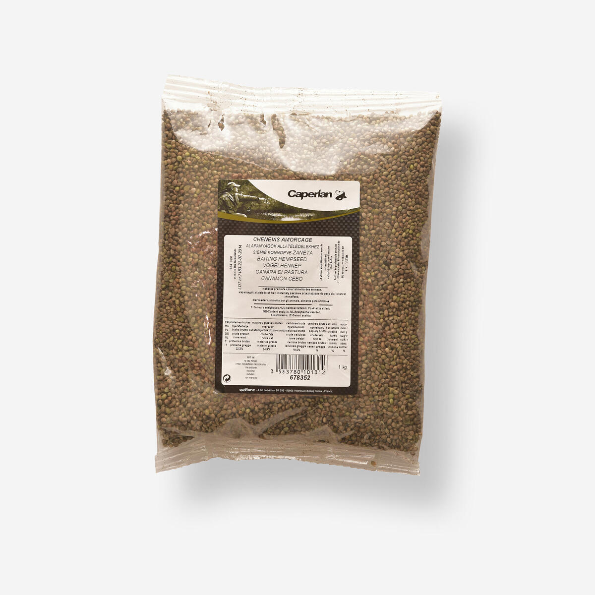 GRAINE POUR LES PECHES AU COUP  CHÈNEVIS D'AMORÇAGE