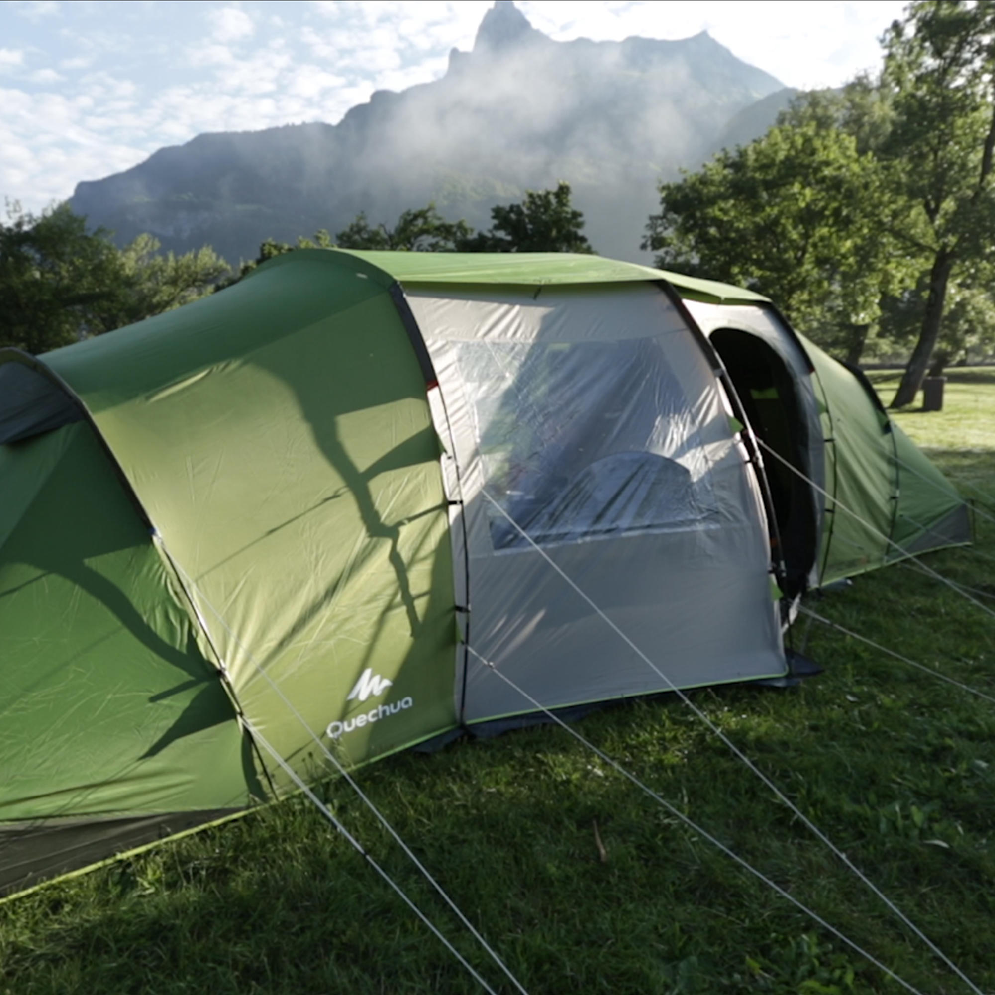 Camping tent with poles - Arpenaz 8.4 