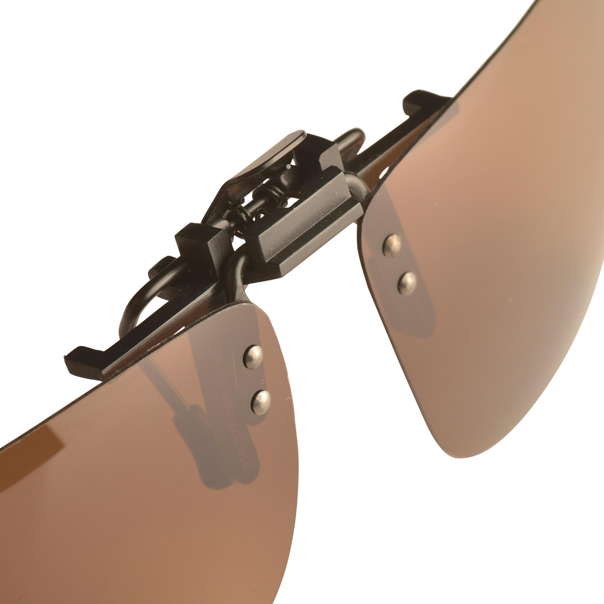 Sovraocchiali polarizzati pesca DUSKYBAY 100 CLIP-ON CAPERLAN | DECATHLON
