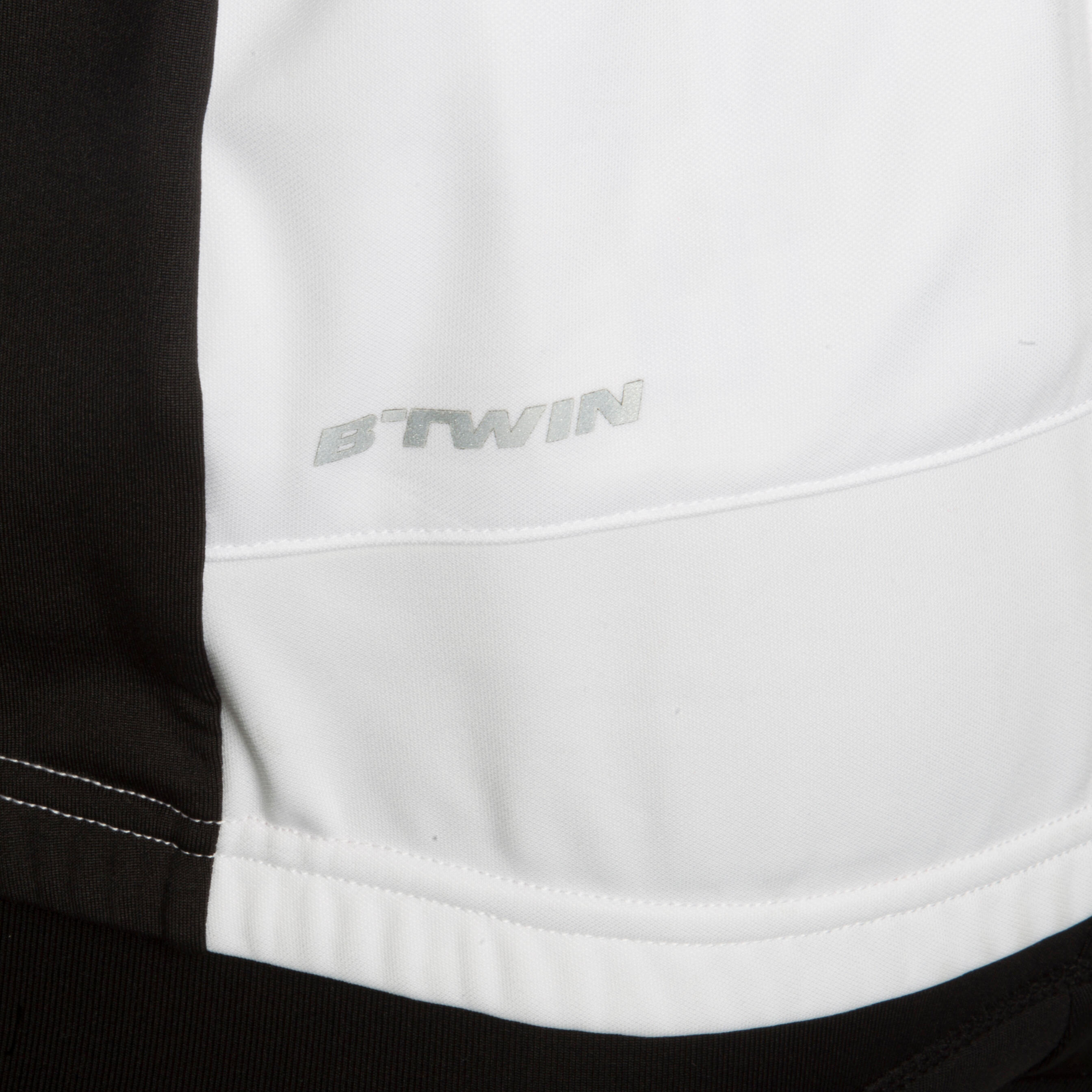 500 Long-Sleeved Cycling Jersey - White/Red 11/13